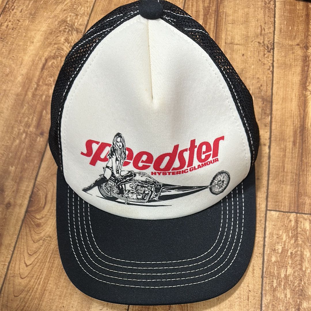 HYSTERIC GLAMOUR Speedster Mesh Cap "Black"