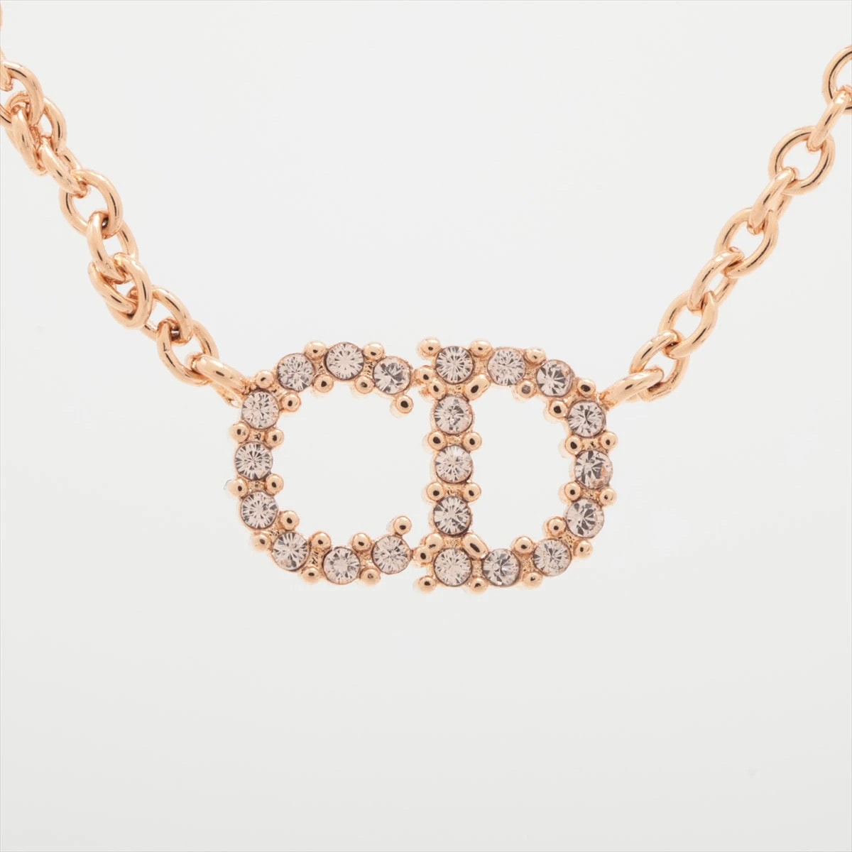 Dior Clair D Lune Necklace Metal Resin Pearls and Crystals "White/Gold"