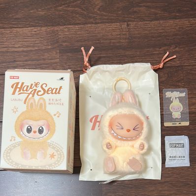POP MART THE MONSTERS (LABUBU) Have a Seat Plush Series SISI