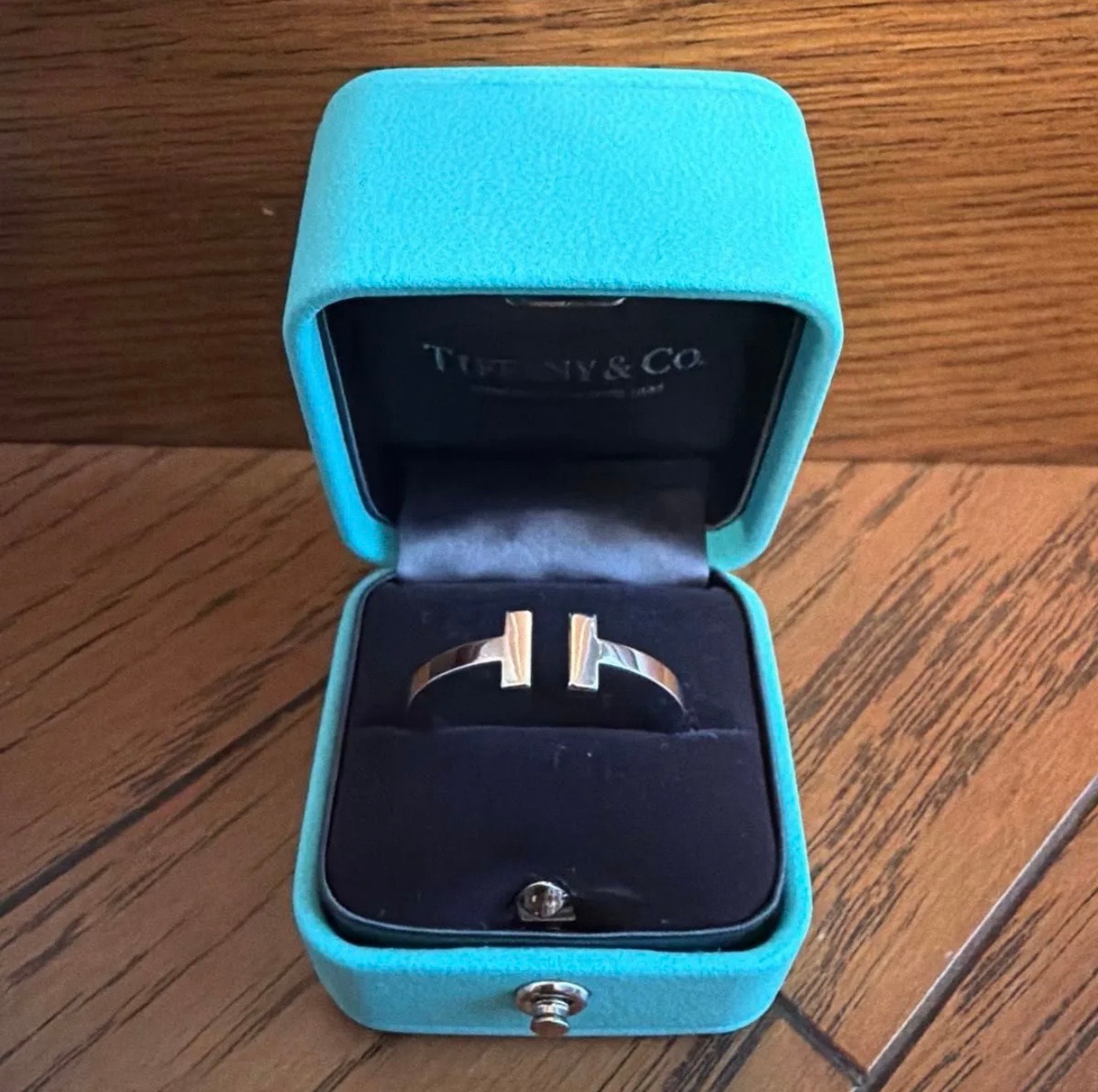 Tiffany & Co. Tiffany T Square Ring "White Gold"