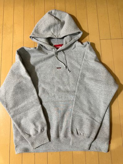 Supreme Underline Hooded Sweatshirt "Heather Grey"