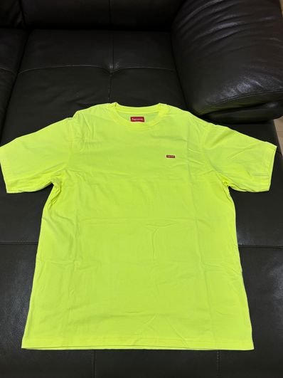 Supreme Small Box Tee "Light Yellow"(20SS)