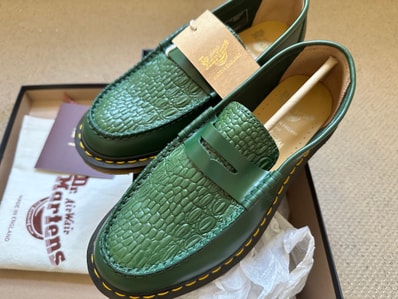 Stussy × Dr.Martens stussy ステューシー ローファー ドクターマーチン Dr.marten レザーシューズ