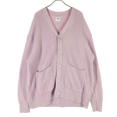 ZARA ザラ 長袖 ニットカーディガン M ピンク