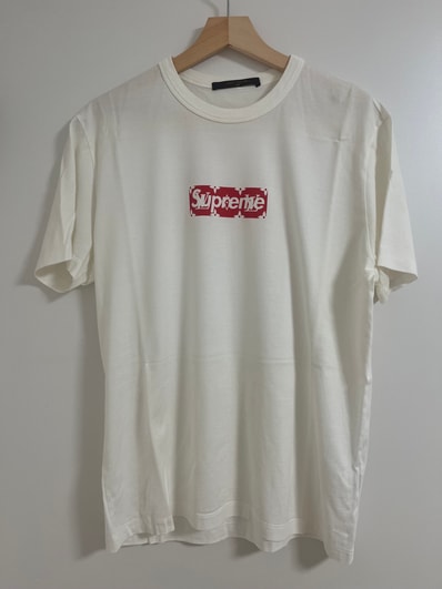 Supreme / Louis Vuitton Box Logo Tee "Red"