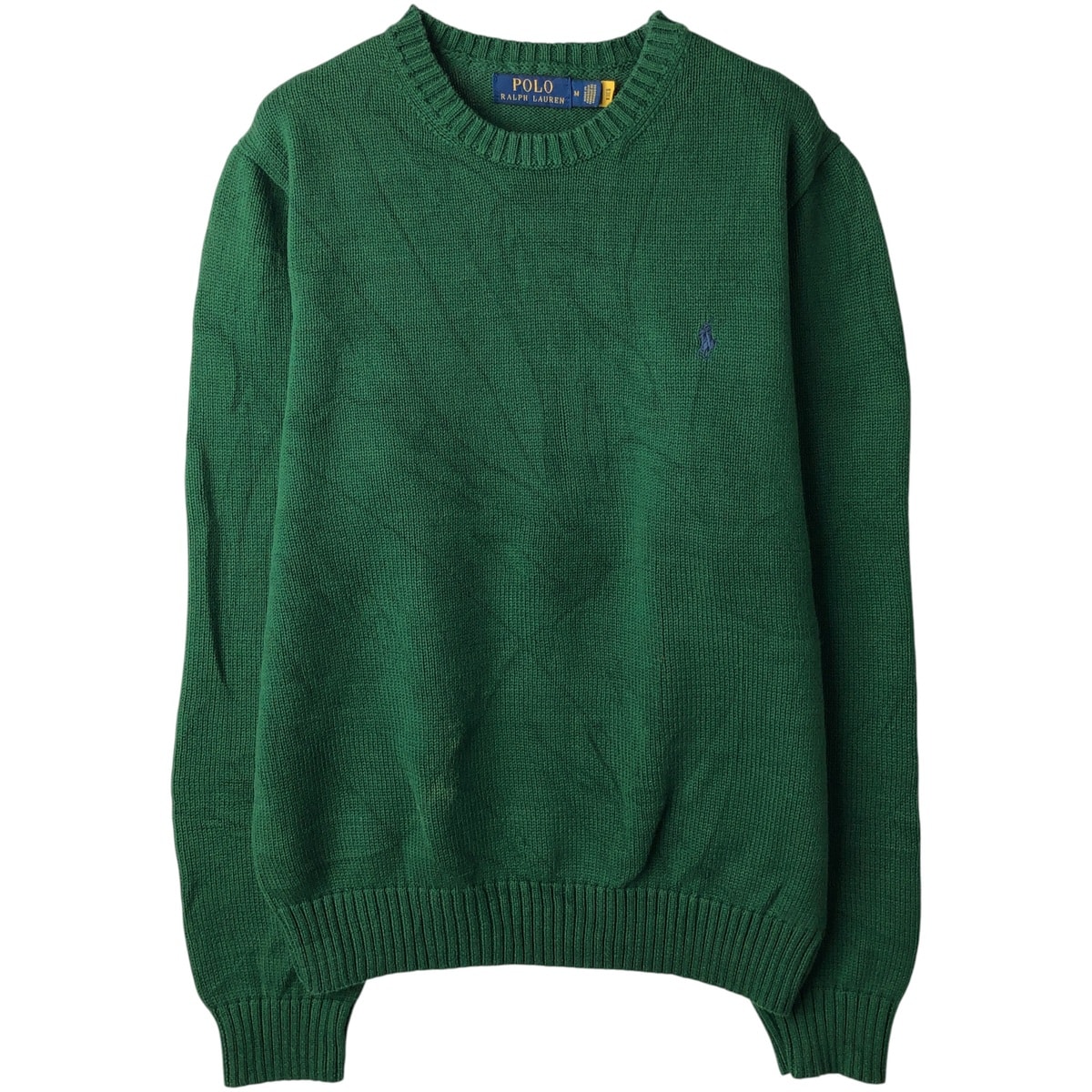 古着 ラルフローレン Ralph Lauren POLO RALPH LAUREN コットンニットセーター メンズM相当/eaa608357