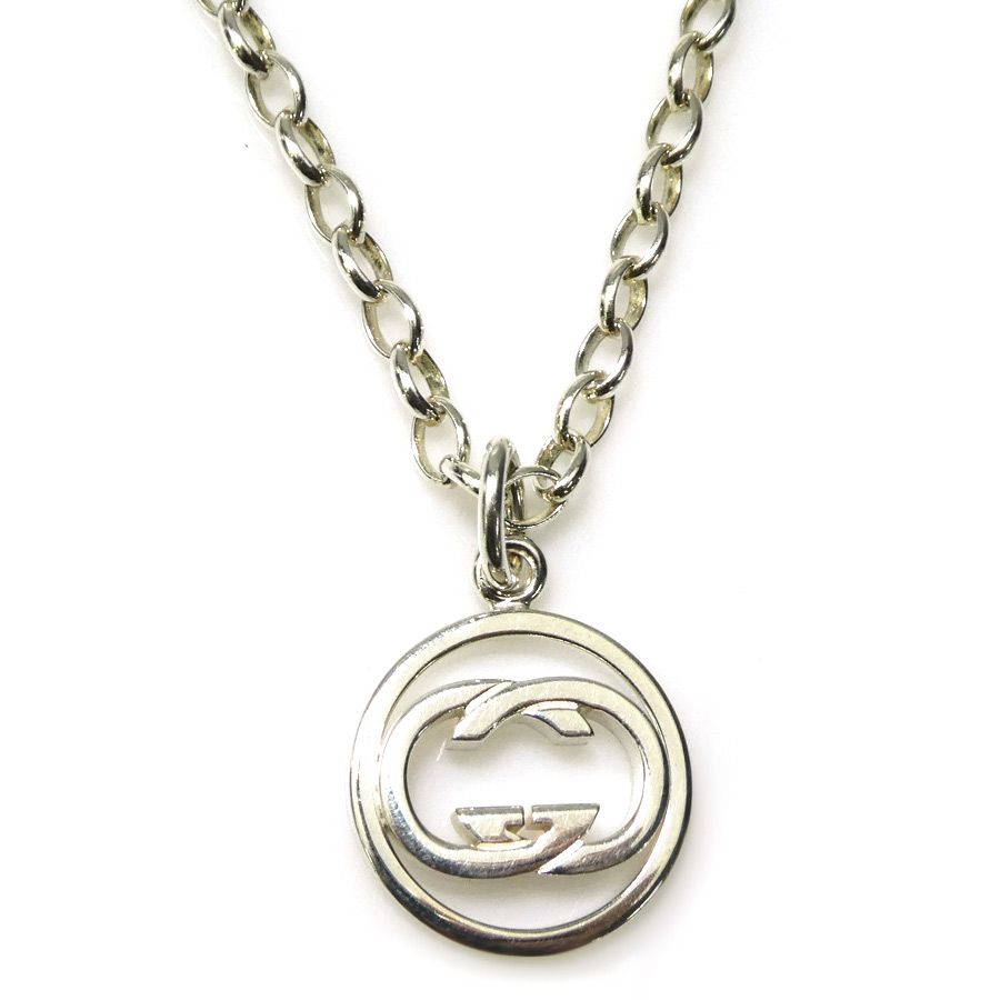 グッチ GUCCI ネックレス インターロッキング シルバー925 シルバー レディース【中古】 e60449a