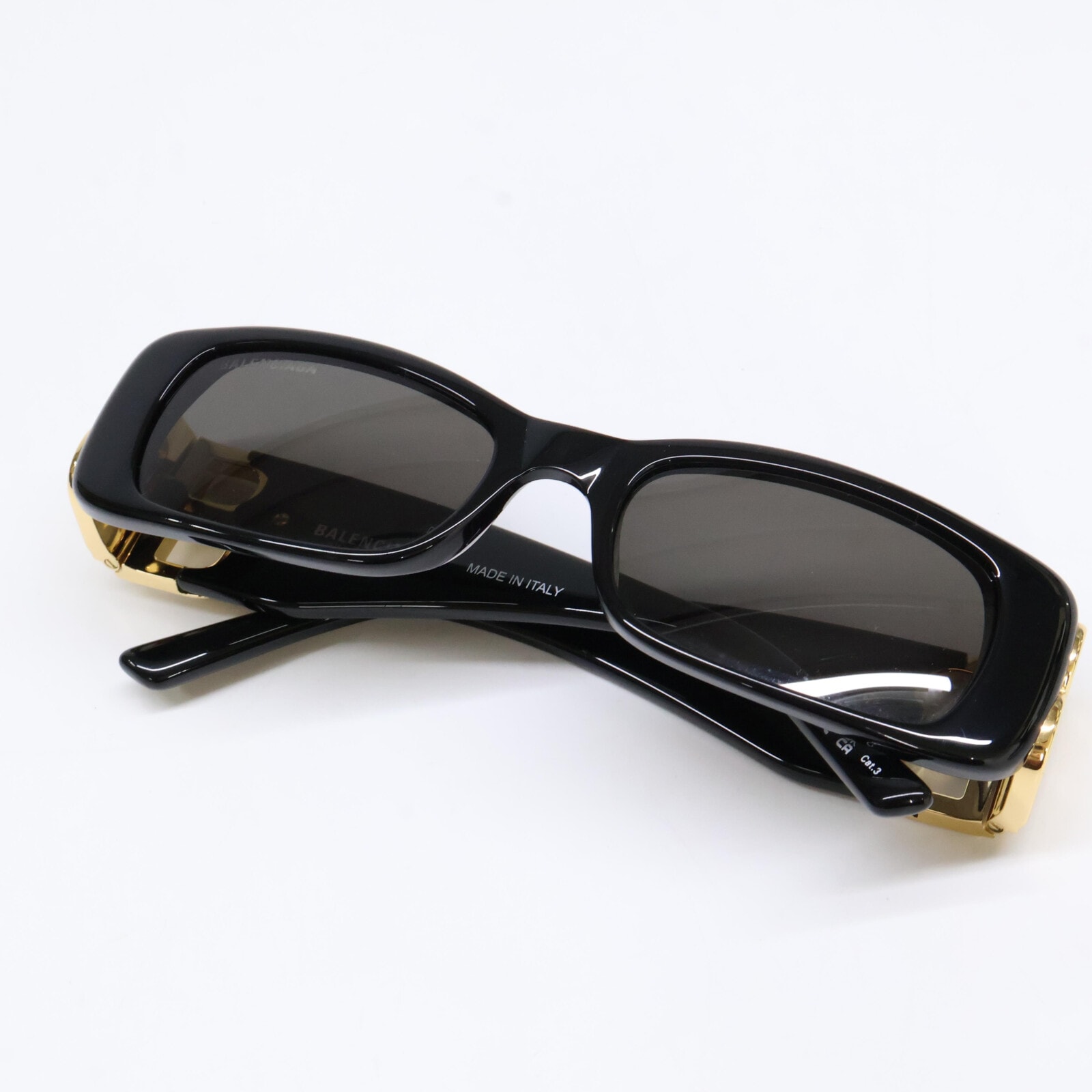 バレンシアガ 【美品】BB0096S 001 Dynasty Rectangle レクタングル 51□18-130