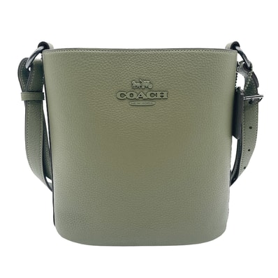 COACH コーチ ソフィー ショルダーバッグ
バケットバッグ 2WAY ペブル レザー カーキ レディース
【中古】