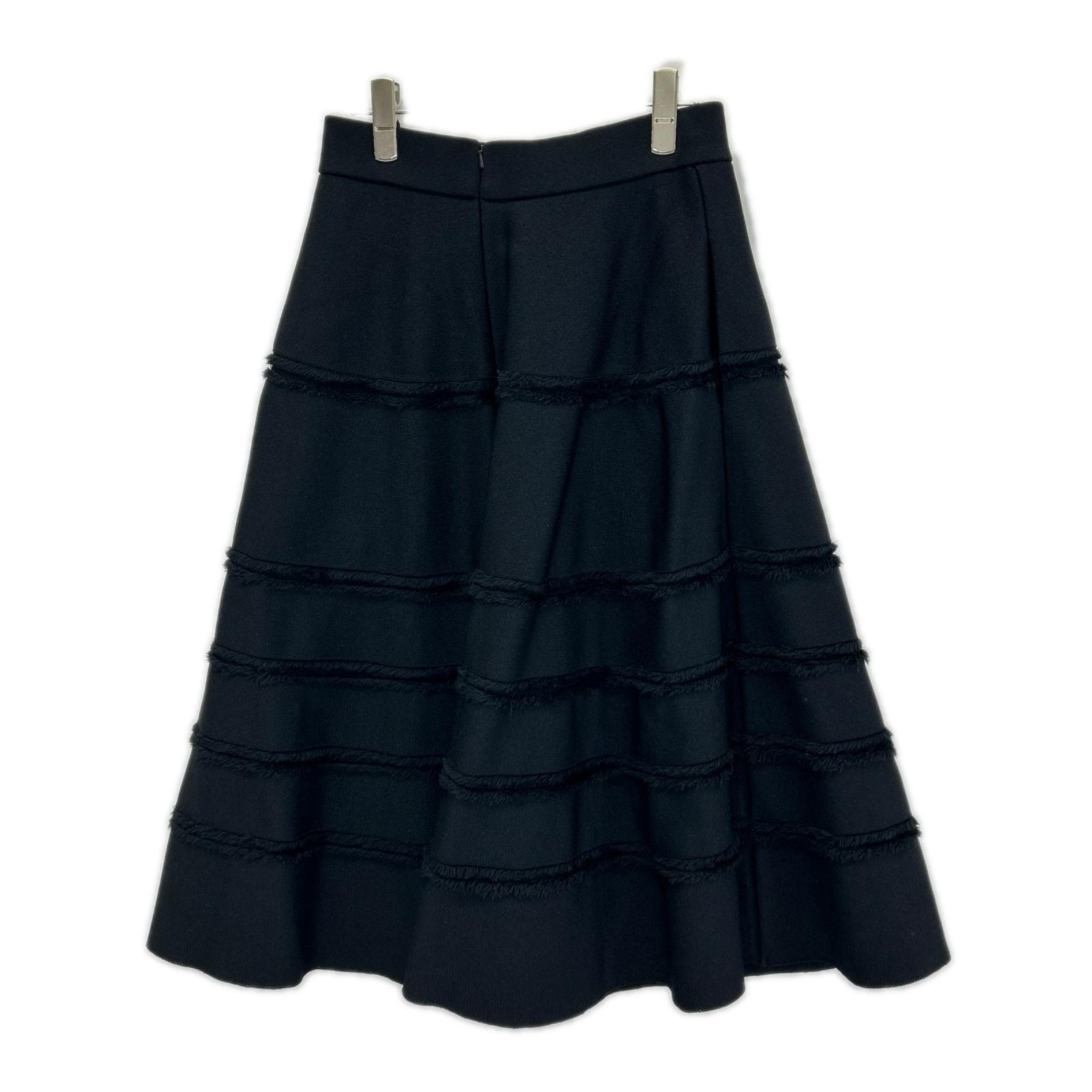 フォクシー 43274 KSSOX01TM ブラック アセテート× ナイロン KNIT SKIRT RONDO/ニットスカート ロンド 38