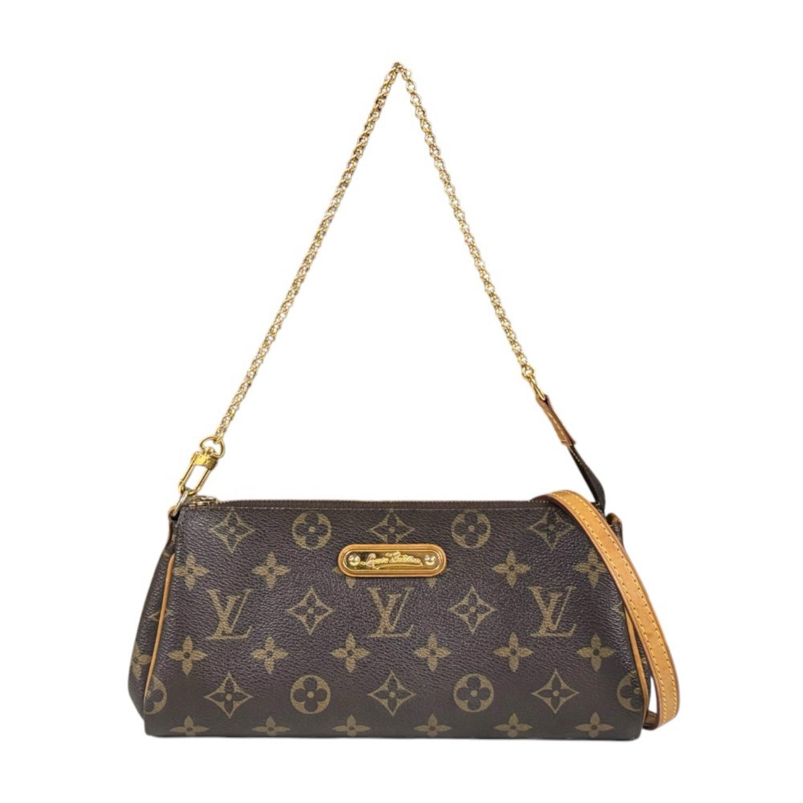 ルイヴィトン エヴァ モノグラム ショルダーバッグ モノグラムキャンバス M95567 ブラウン レディース LOUIS VUITTON  中古