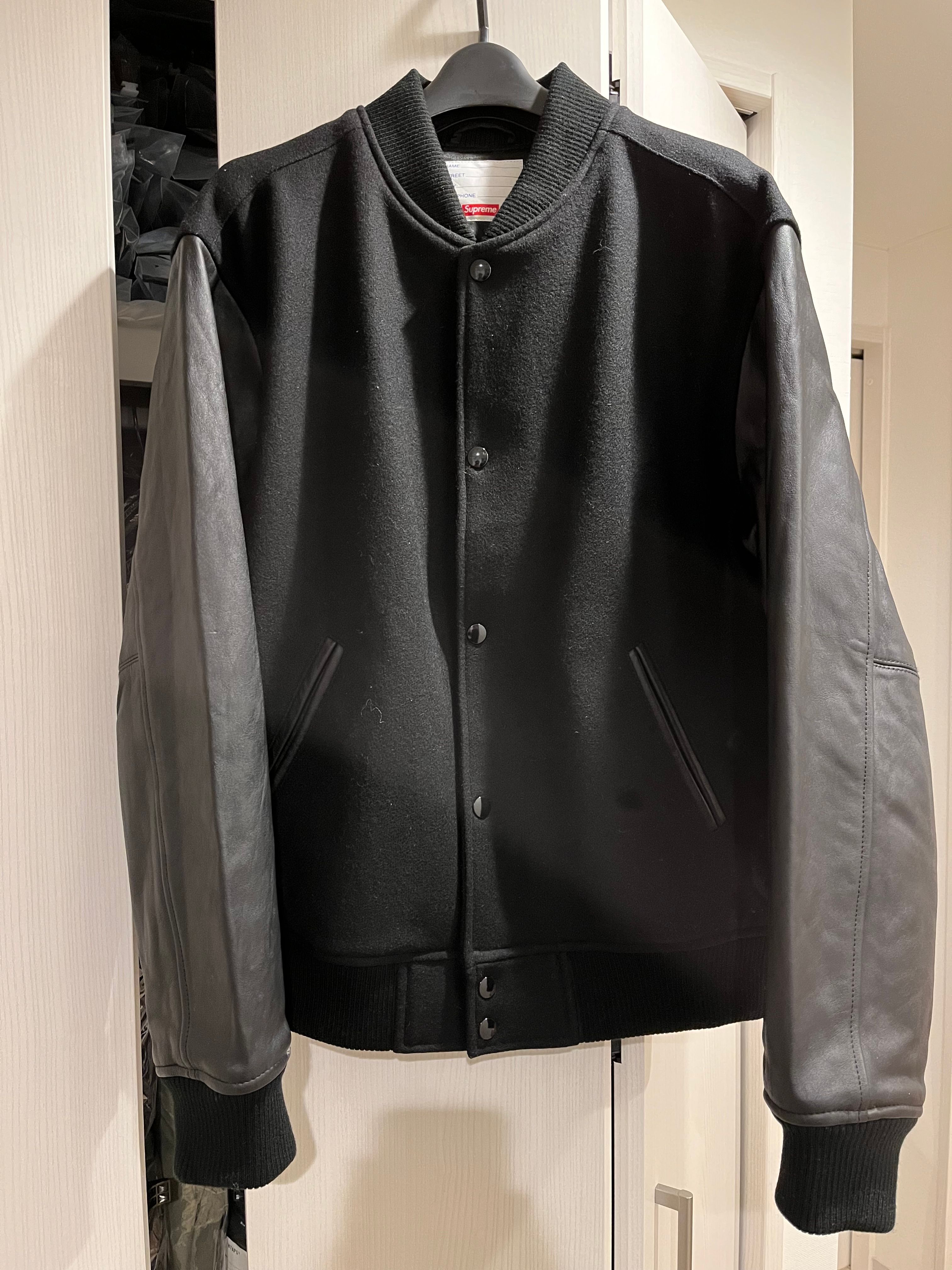 Supreme Motion Logo Varsity Jacket "Black"