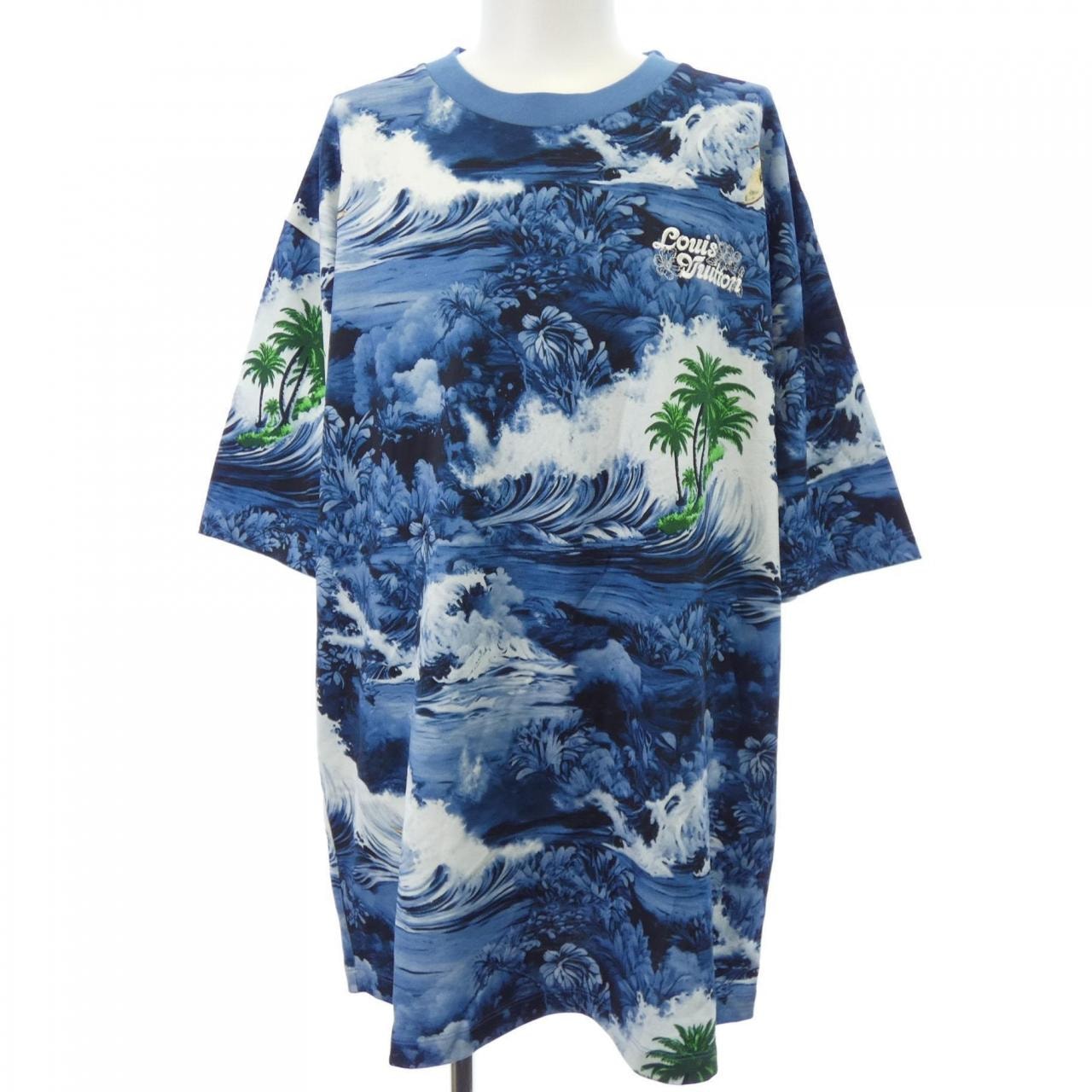 ルイヴィトン LOUIS VUITTON プリントショートスリーブコットンTシャツ HRY20WNPG Tシャツ
