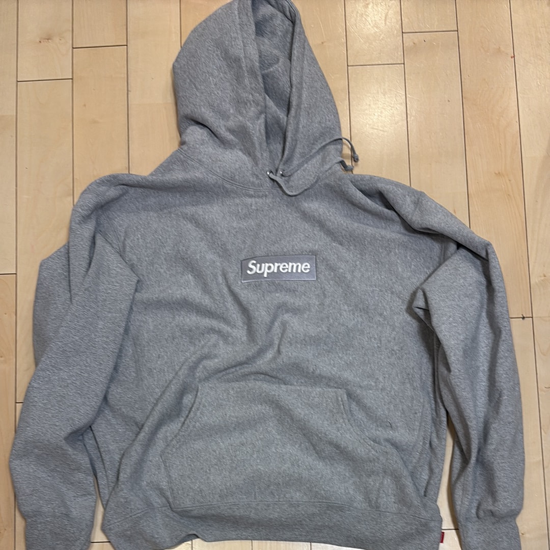Supreme Box Logo Hooded Sweatshirt "Heather Grey" (24FW)