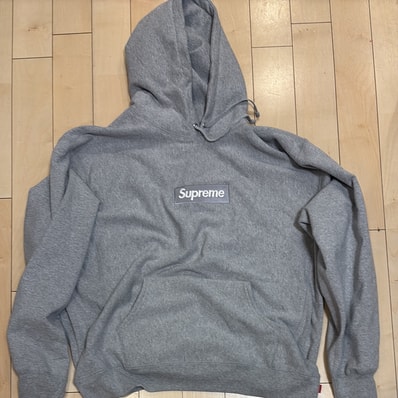 Supreme Box Logo Hooded Sweatshirt "Heather Grey" (24FW)