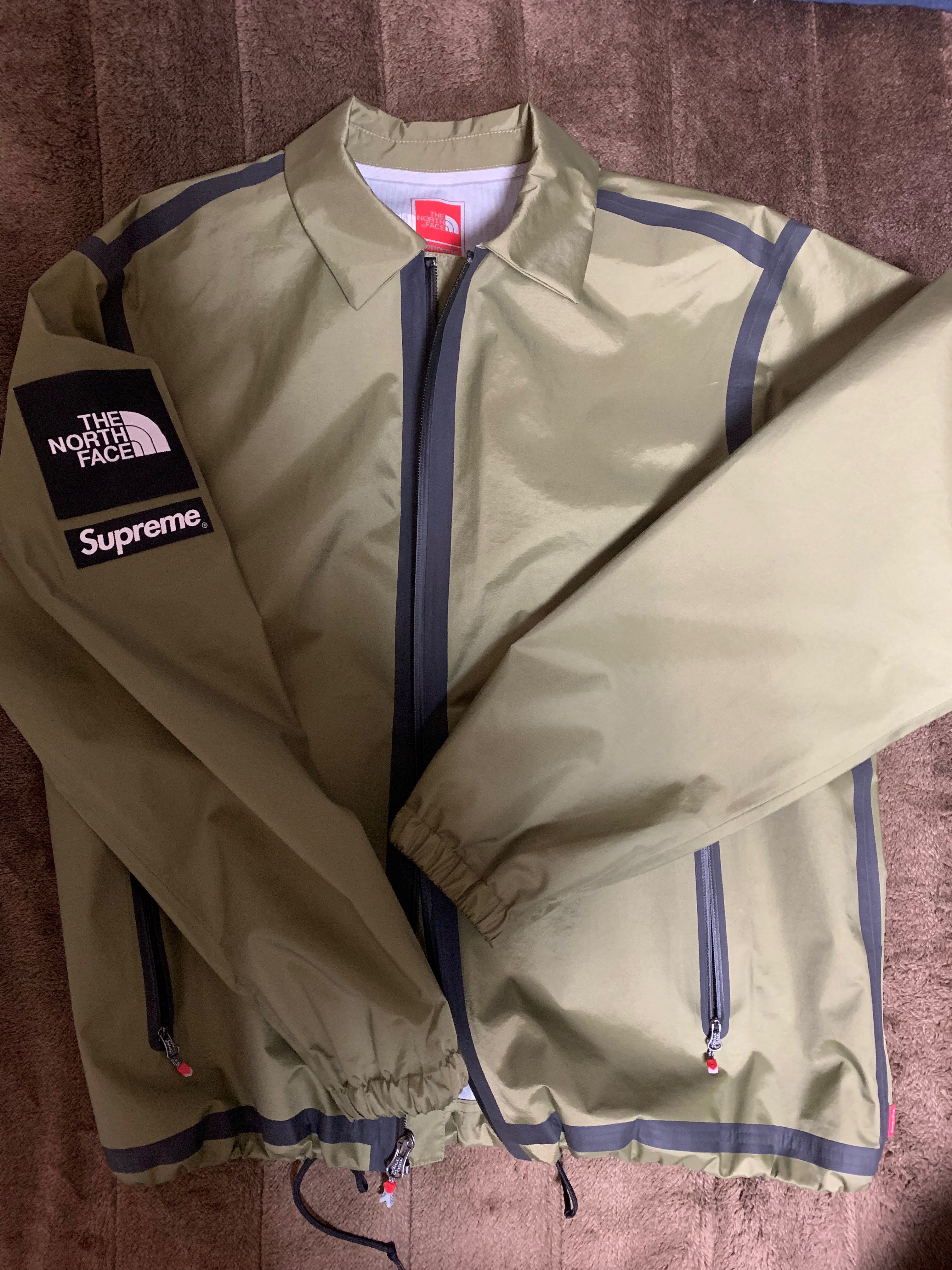 Supreme x The North Face Summit Series Outer Tape Seam Coaches Jacket "Olive"