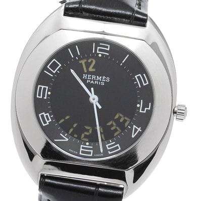 エルメス エスパス ES1.710 クォーツ メンズ 【中古】