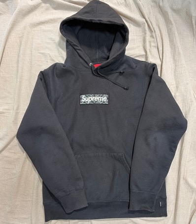 Supreme Bandana Box Logo Hooded Sweatshirt "Black"