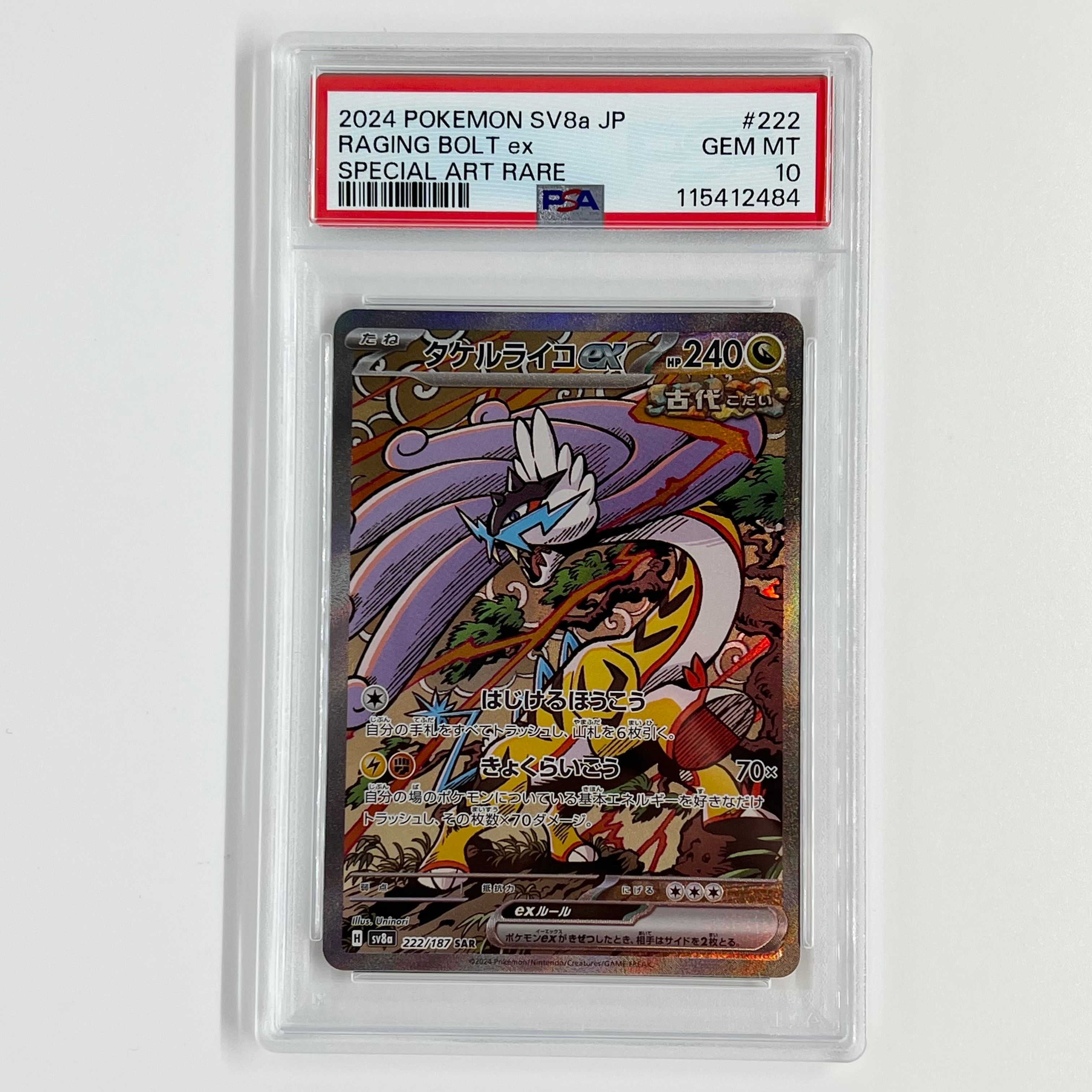 タケルライコex SAR [SV8a 222/187](ハイクラスパック「テラスタルフェスex」)