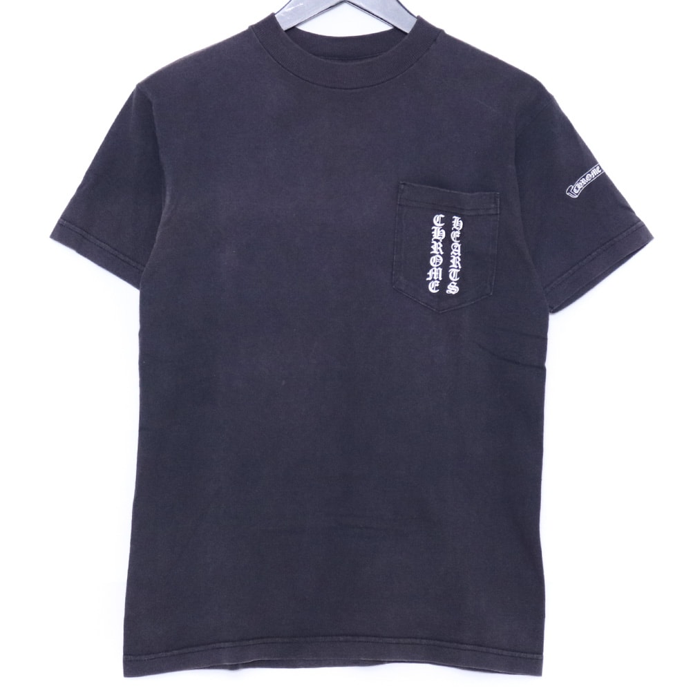 CHROME HEARTS オールド スクロールラベル ポケットTシャツ