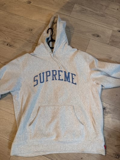 Supreme Stars Arc Hooded Sweatshirt "Ash Grey"