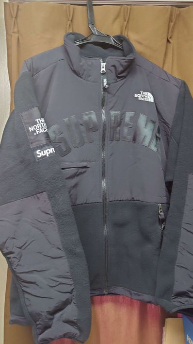 Supreme x The North Face Arc Logo Denali Fleece Jacket "Black"