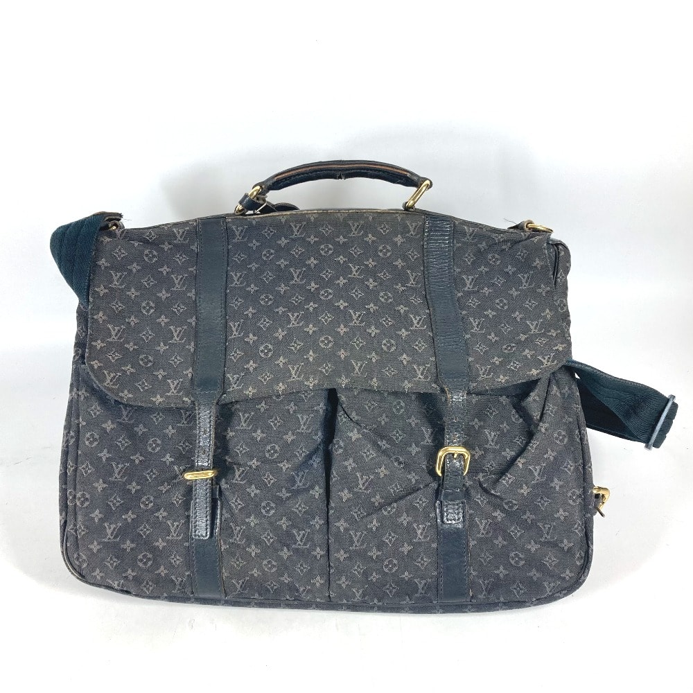 ルイヴィトン LOUIS VUITTON ドゥニーズ M42311 モノグラムミニ 斜め掛け 2WAYバッグ カバン ハンドバッグ ボストンバッグ モノグラムミニキャンバス TSTブルー ブルー