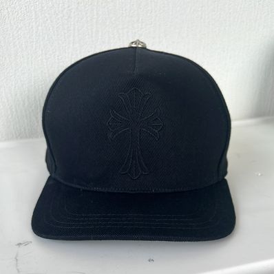 Chrome Hearts Baseball Denim Cap Cross "Black"