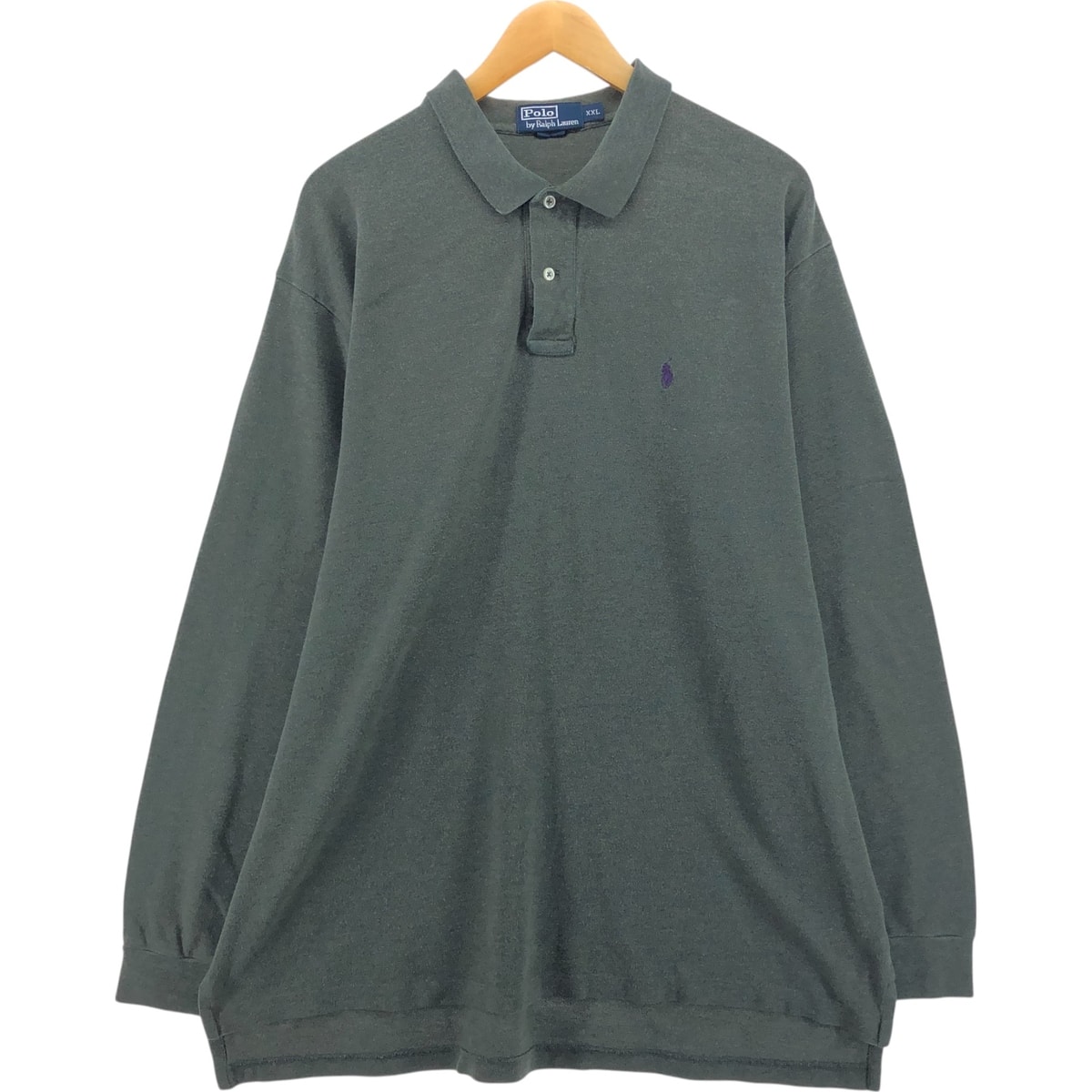 古着 ラルフローレン Ralph Lauren POLO by Ralph Lauren 長袖 ポロシャツ メンズXXL相当/eaa559643