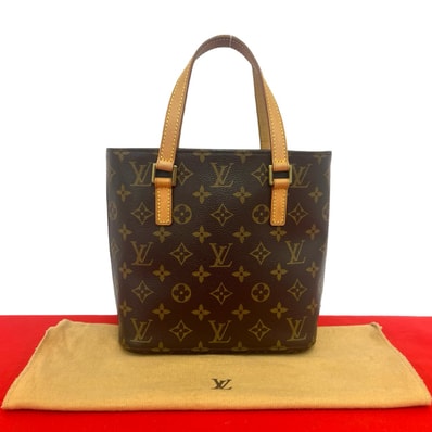 LOUIS VUITTON ルイヴィトン ヴァヴァン PM モノグラム PVC レザー ハンドバッグ ブラウン
24700