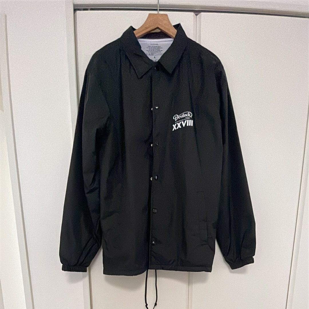 DEVILOCK XXXVLLL COACH JACKET "BLACK"