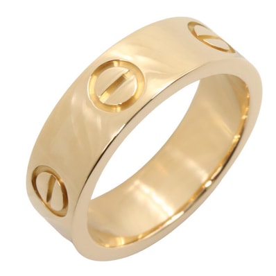 カルティエ CARTIER ラブリング リング・指輪 ジュエリー K18(イエローゴールド) レディース ゴールド系 B4084600 【中古】
