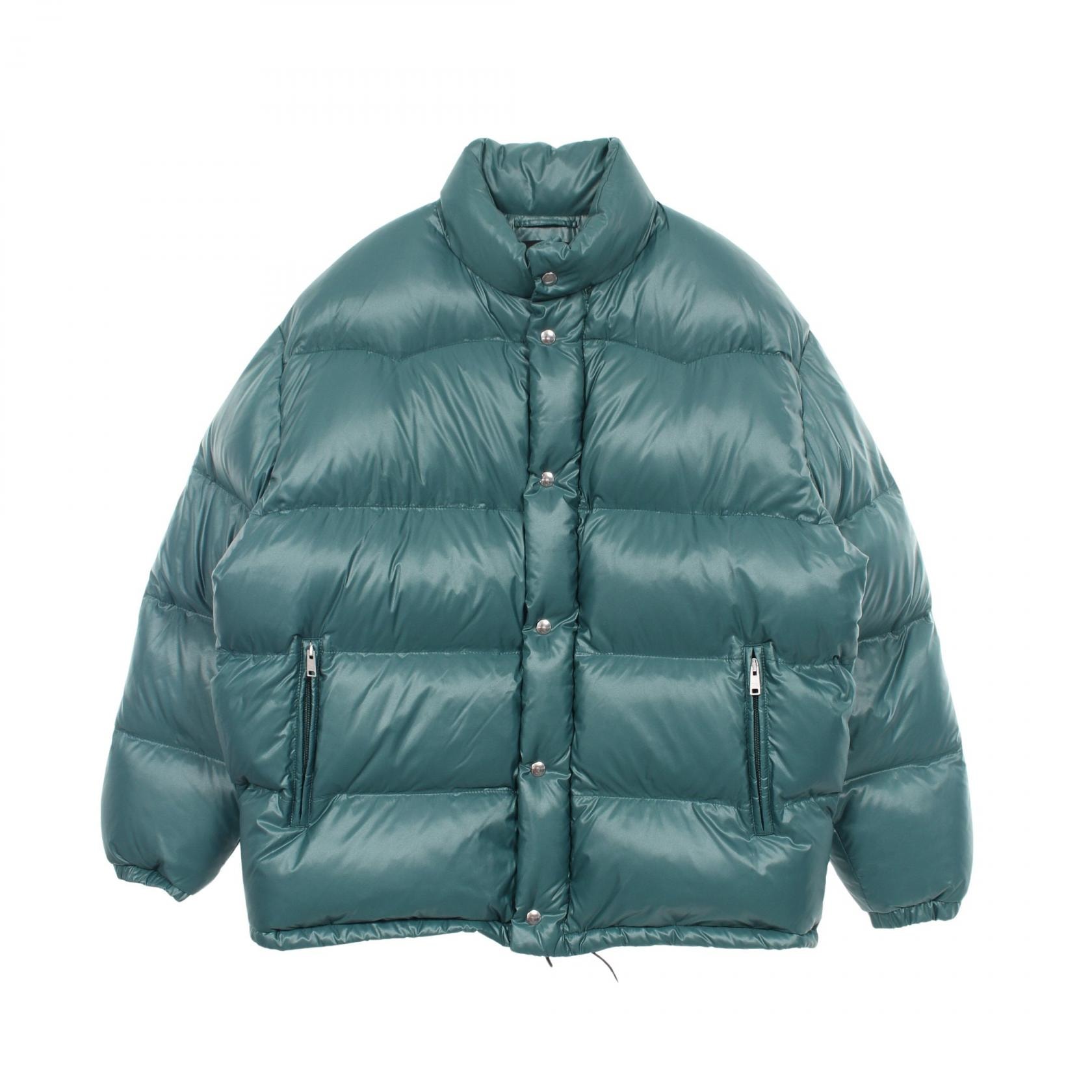 プラダ PRADA ダウンジャケット 衣料品 アウター ポリエステル メンズ グリーン系 【中古】