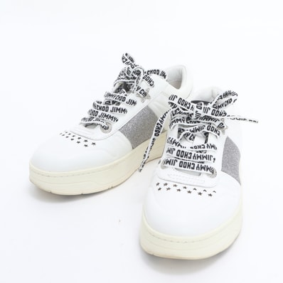 ■美品 ジミーチュウ HAWAII ラメ グリッター 34 スニーカー