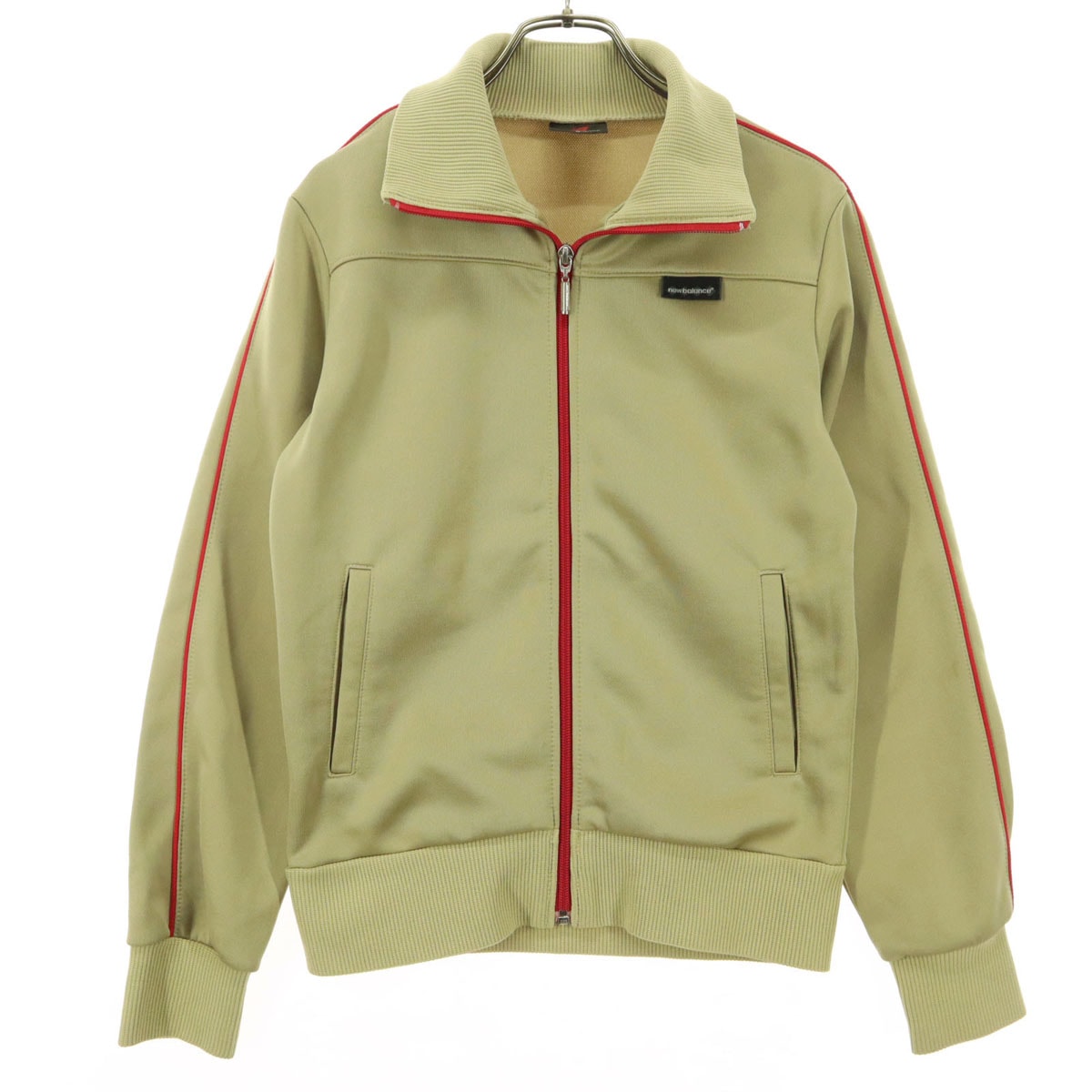 NEW BALANCE ニューバランス 長袖 トラックジャケット M ベージュ ジャージ