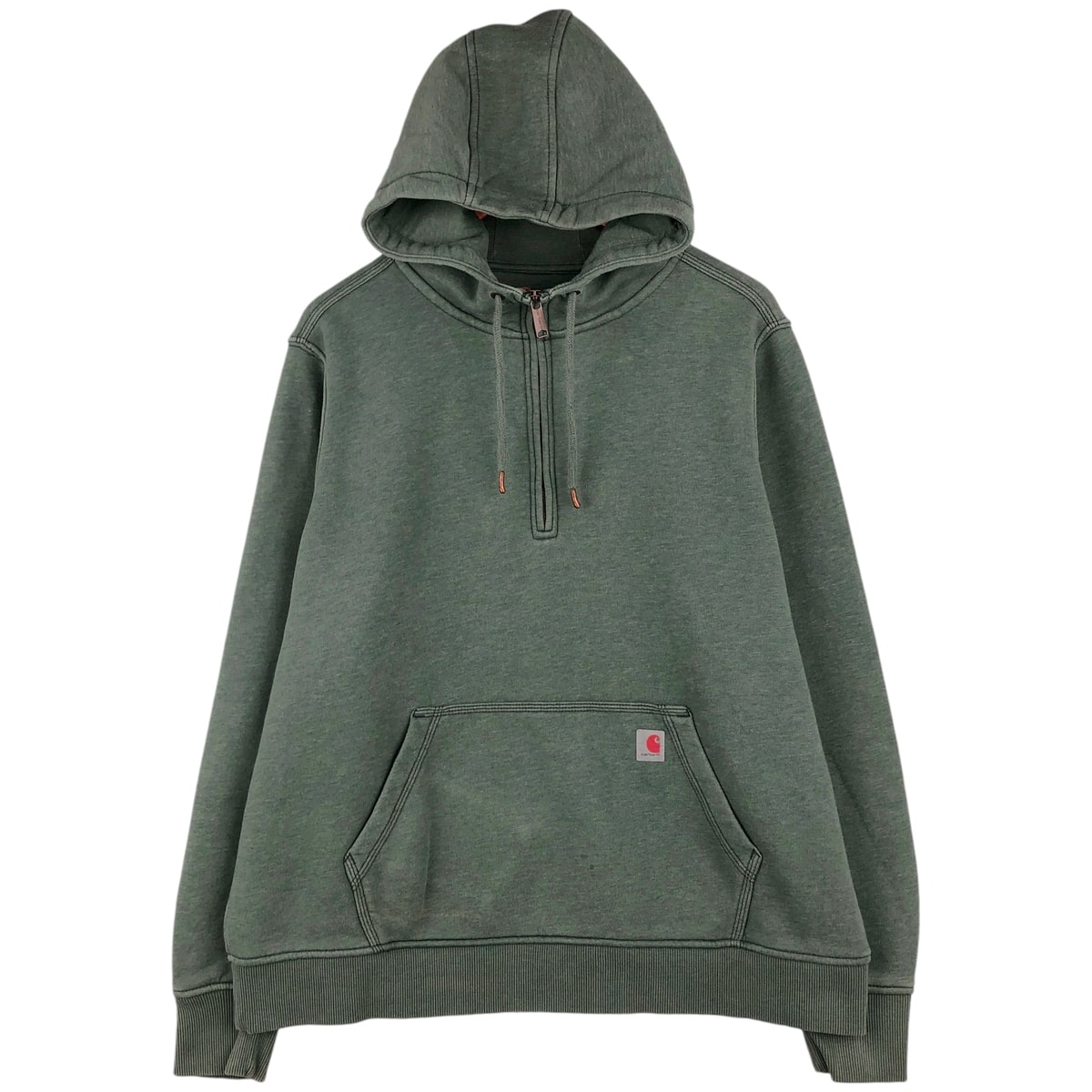 古着 カーハート Carhartt RELAXED FIT スウェットハーフジップパーカー メンズXXL相当/eaa458802