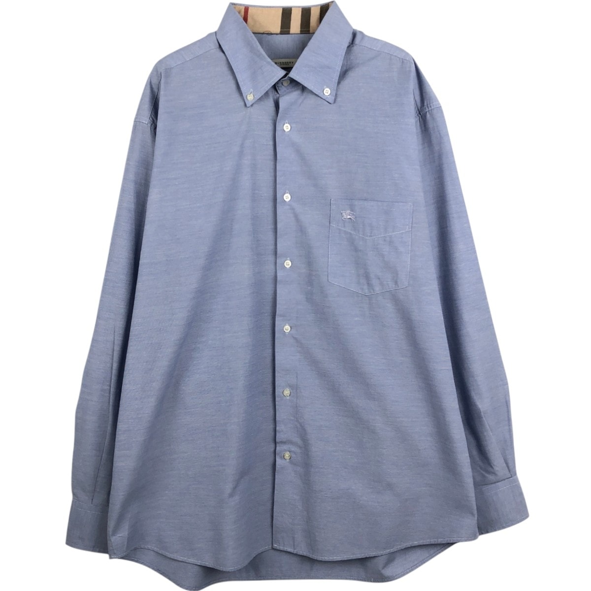 古着 バーバリー Burberry's BURBERRY LONDON 長袖 ボタンダウンシャツ 英国製 メンズXL相当/eaa676883