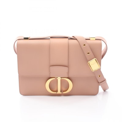 ディオール Dior 30 MONTAIGNE モンテーニュ ショルダーバッグ バッグ レザー レディース ピンク系 【中古】