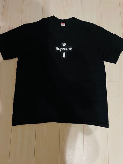 Supreme Cross Box Logo Tee "Black"