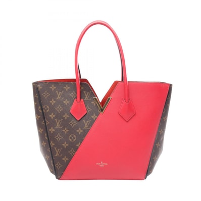 ルイ・ヴィトン LOUIS VUITTON キモノMM トートバッグ バッグ PVCコーティングキャンバス レザー モノグラム スリーズ レディース ブラウン系 / レッド系 M40459 【中古】