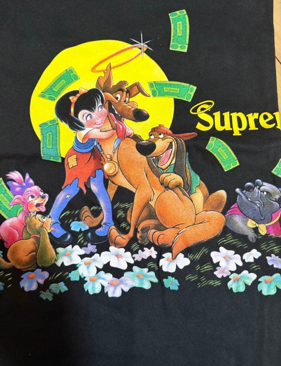 Supreme All Dogs Go To Heaven Tee "Black"