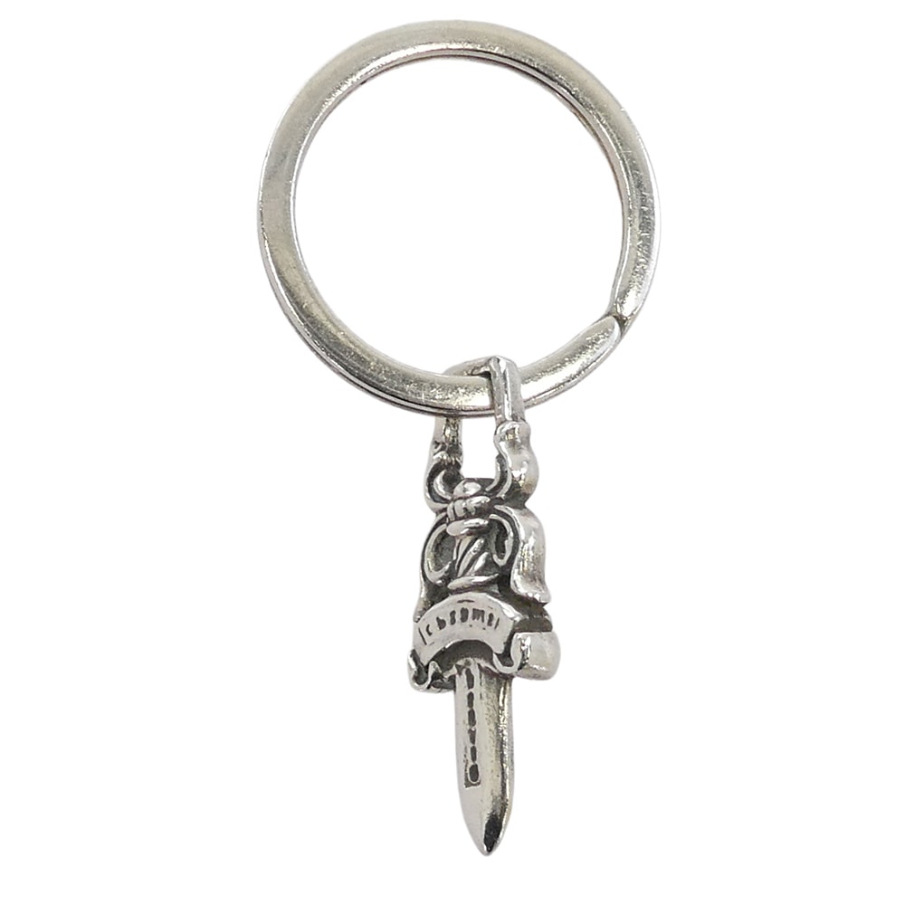 Chrome Hearts # 5 Dagger Key Ring "Silver"