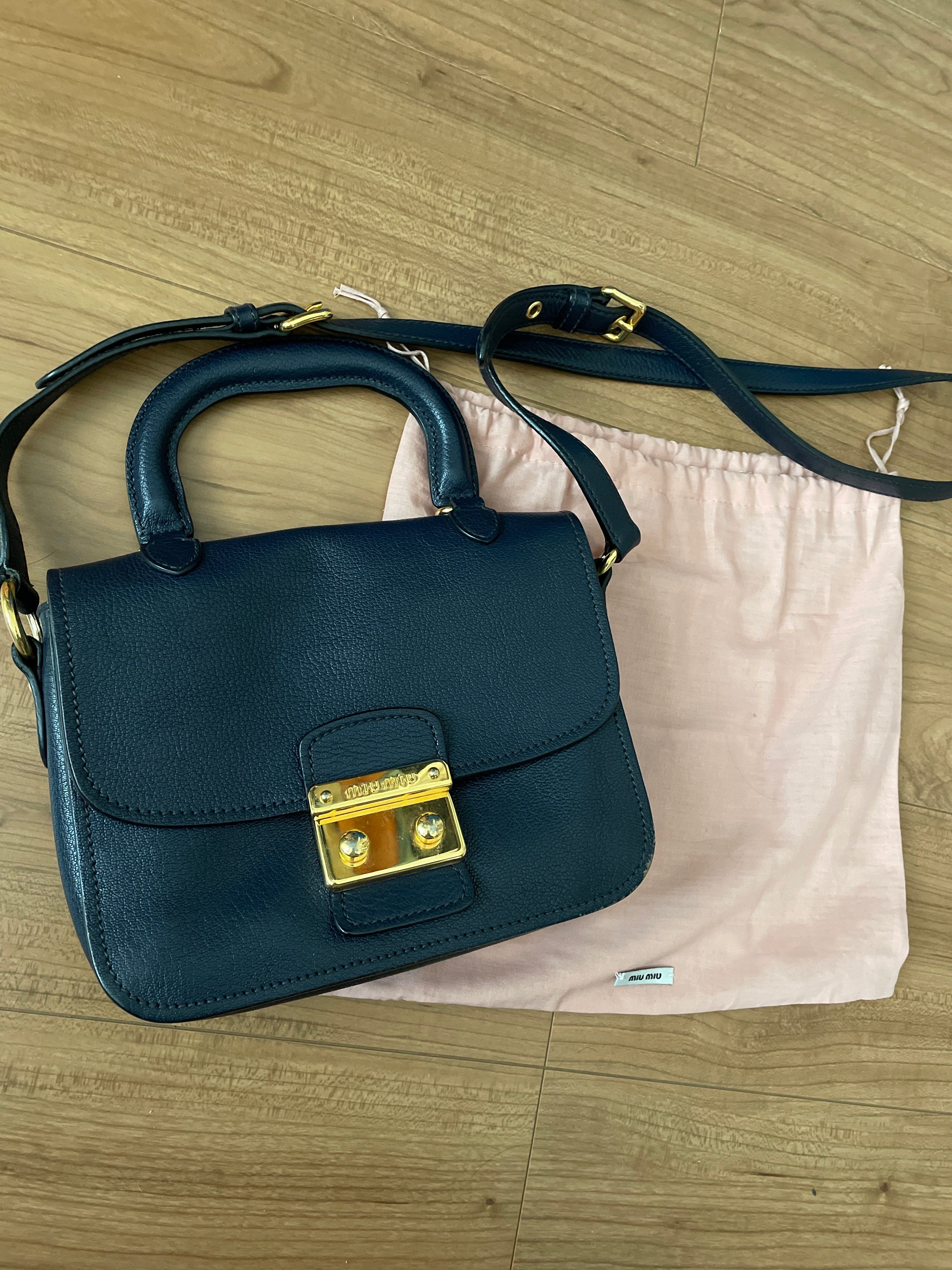 マドラス バッグ ネイビー