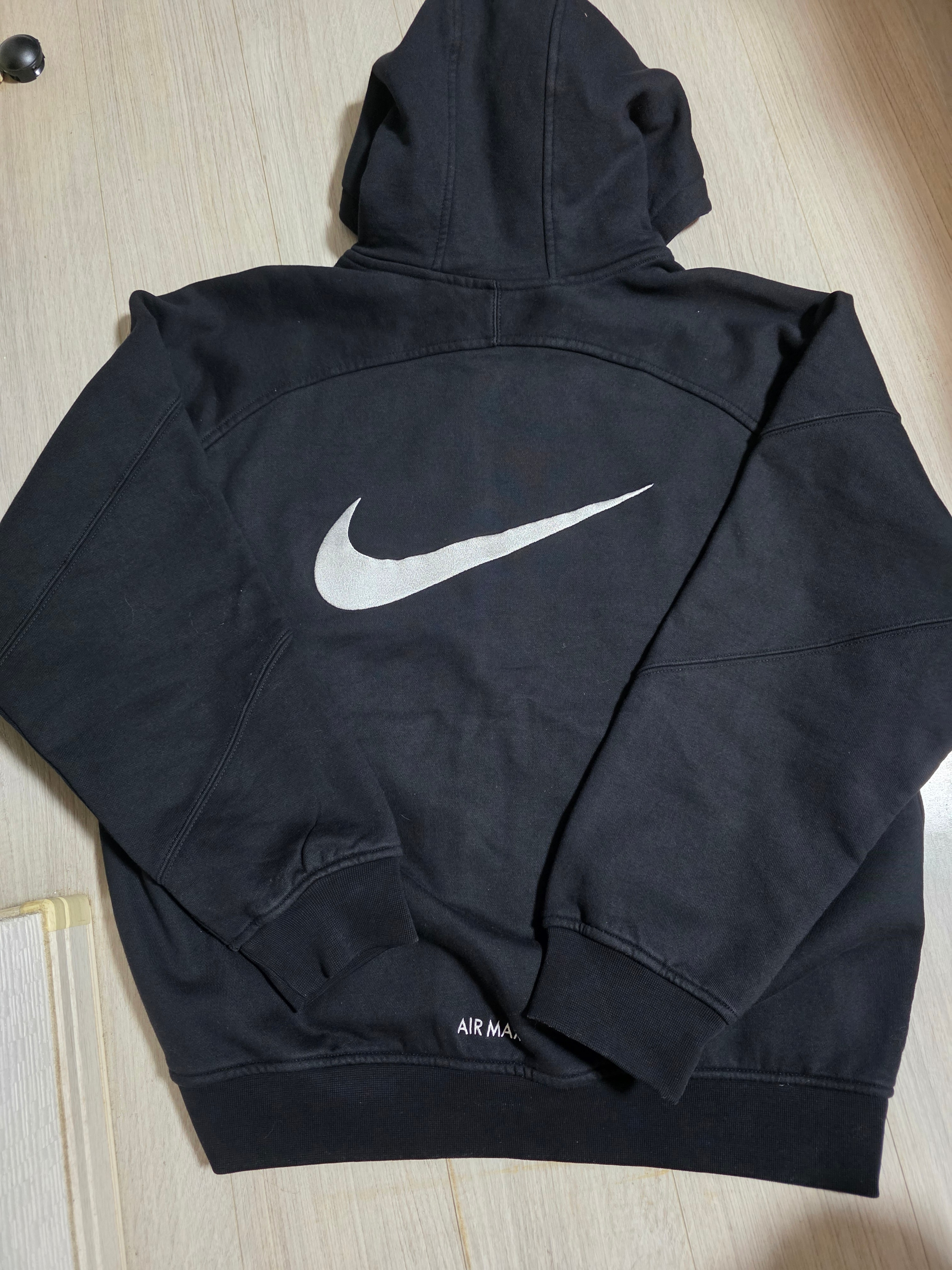 Supreme x Nike Zip Up Hooded Sweatshirt "Black"
