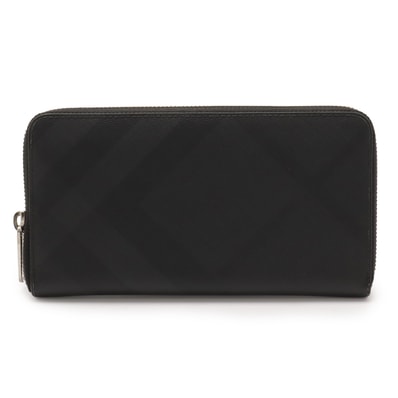 バーバリー スモークドチェック長財布 メンズ