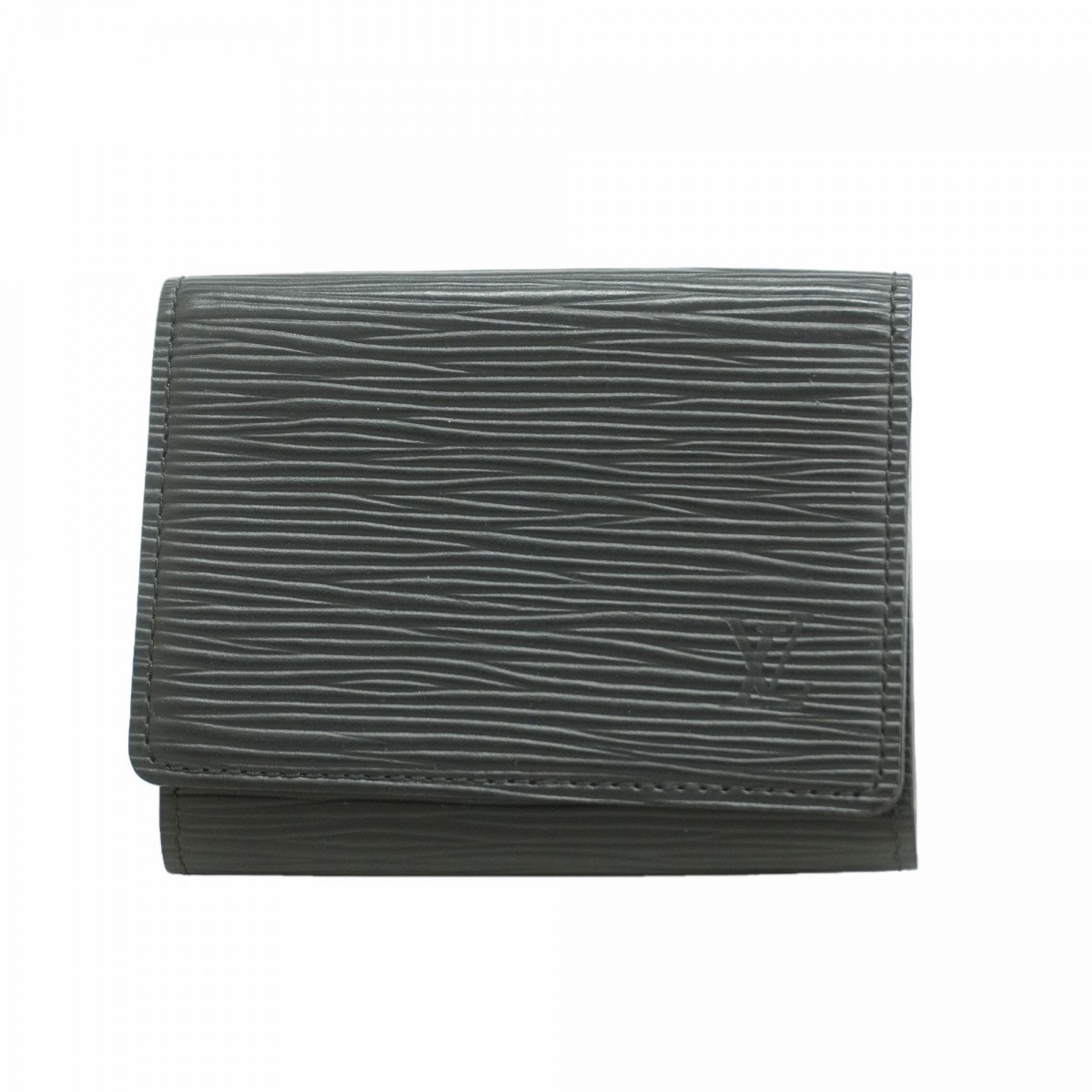 【6ed4049-k】ルイヴィトン 名刺入れ エピ アンヴェロップカルトドゥヴィジット M60652 ノワール【中古】メンズ レディース ユニセックス