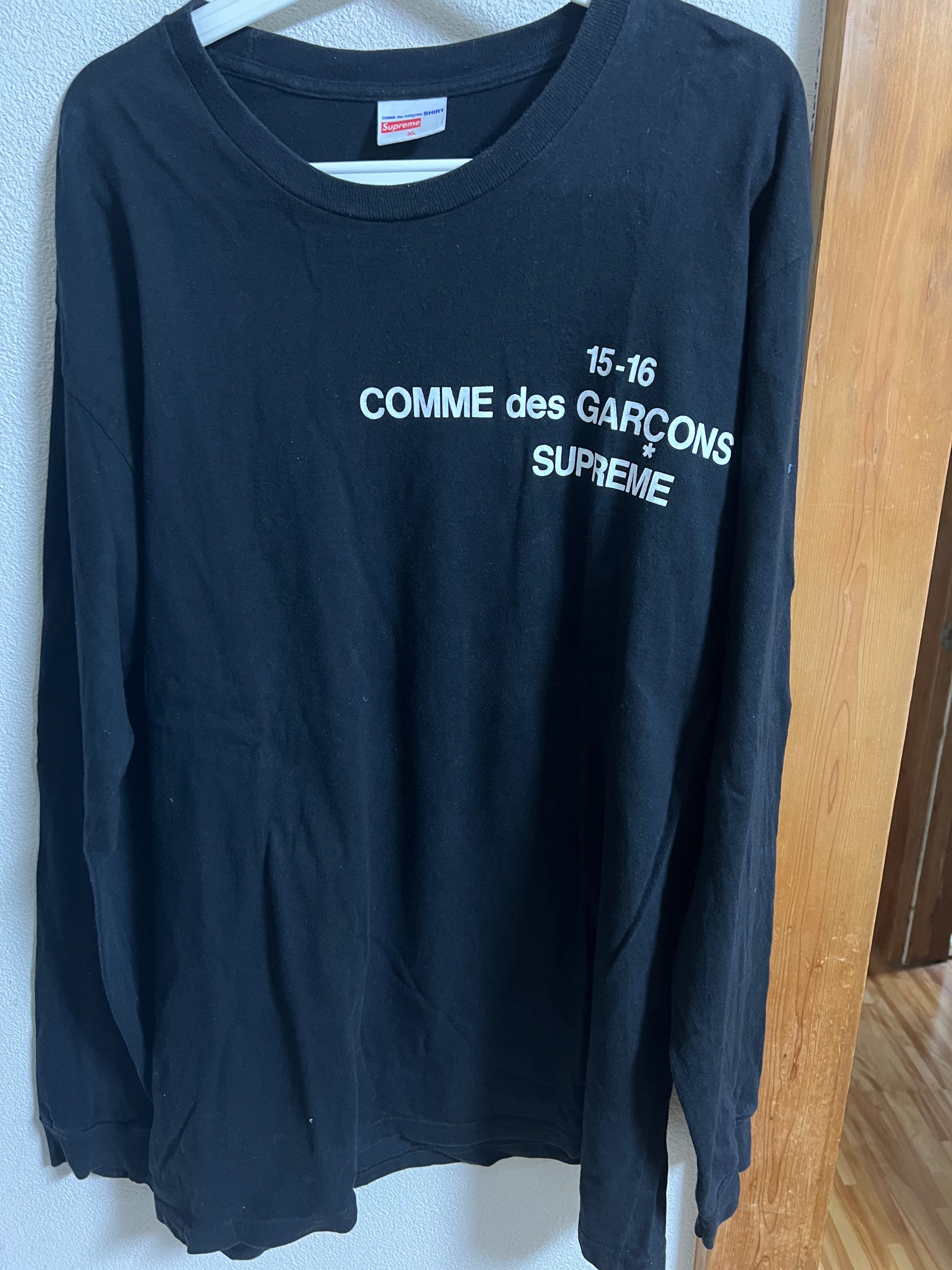 Supreme Comme Des Garcons Shirt L/S XL
