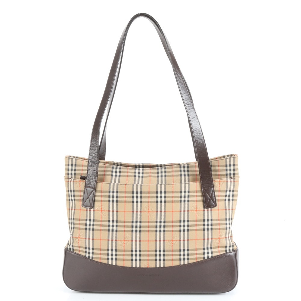 ■美品 バーバリー ノバ チェックシャドーホーストート バッグ