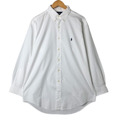 古着 ラルフローレン Ralph Lauren YARMOUTH 長袖 ボタンダウンシャツ メンズL相当/eaa543535