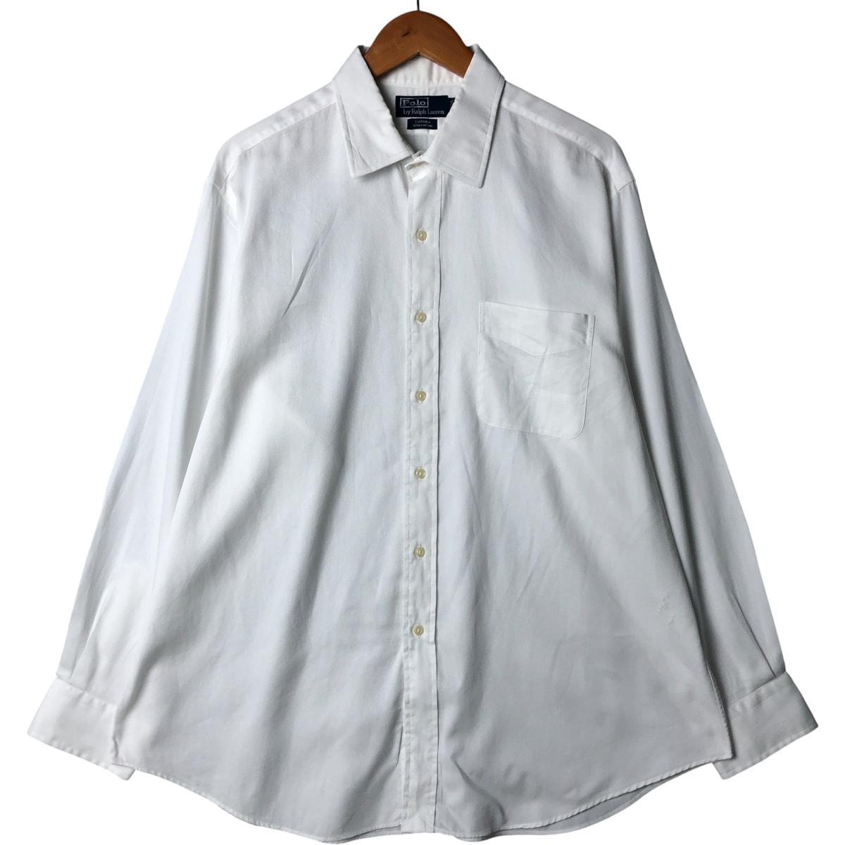 古着 ラルフローレン Ralph Lauren POLO by Ralph Lauren CURHAM 長袖 コットンシャツ メンズXL相当/eaa584267